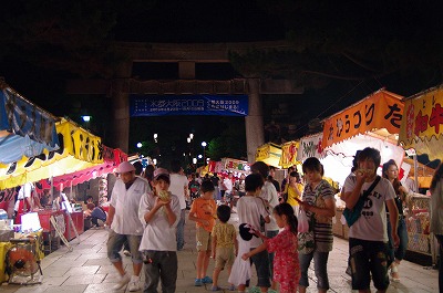 住吉大社 夏祭り 境内３ 日本のお祭りブログ